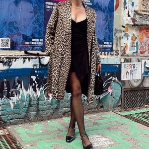Cheetah Print Coat